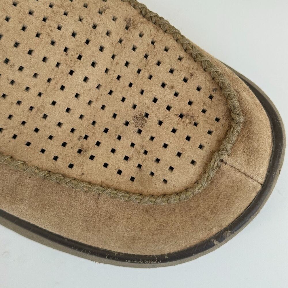 Patagonia Mens Shoes Size 12 Maui Slip On Loafer Perforated Comfort Beige - Picture 4 of 16